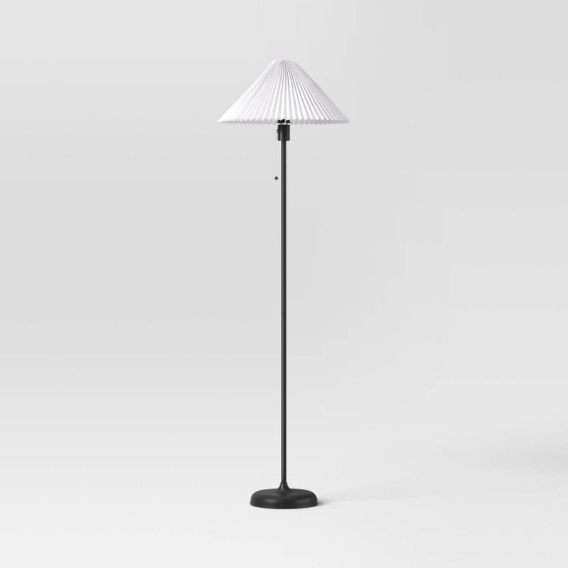 slide 1 of 3, Stick Floor Lamp Black - Room Essentials™, 1 ct