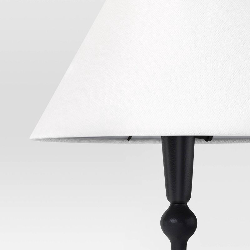 slide 3 of 3, Textured Cast Metal Floor Lamp - Threshold™, 1 ct