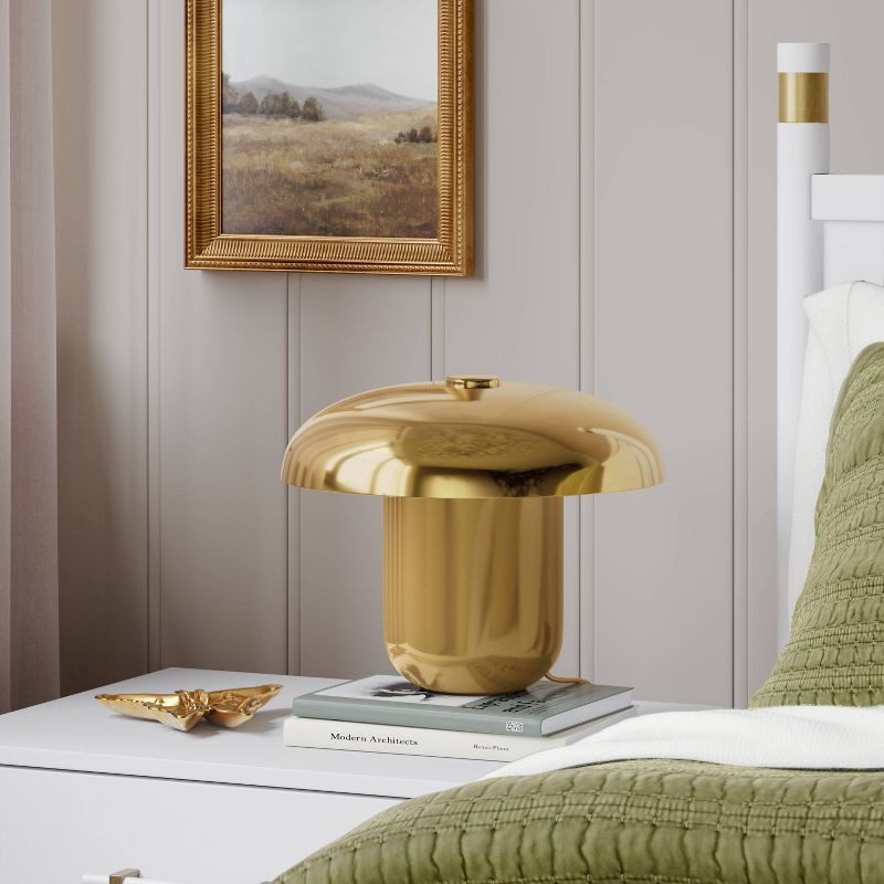 slide 3 of 4, Touch Sensor Table Lamp Brass - Threshold™, 1 ct