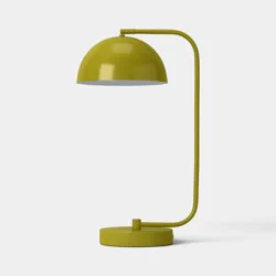 Glossy Metal Table Lamp Green - Room Essentials™