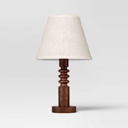 Mid Tone Wood Table Lamp - Threshold™