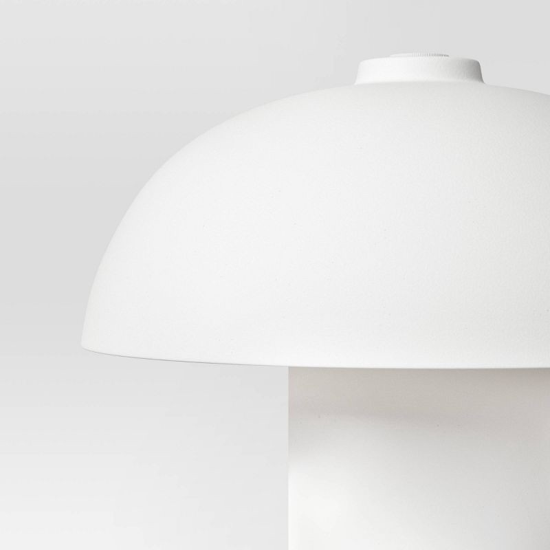 slide 4 of 4, Ceramic on Ceramic Table Lamp White - Threshold™, 1 ct