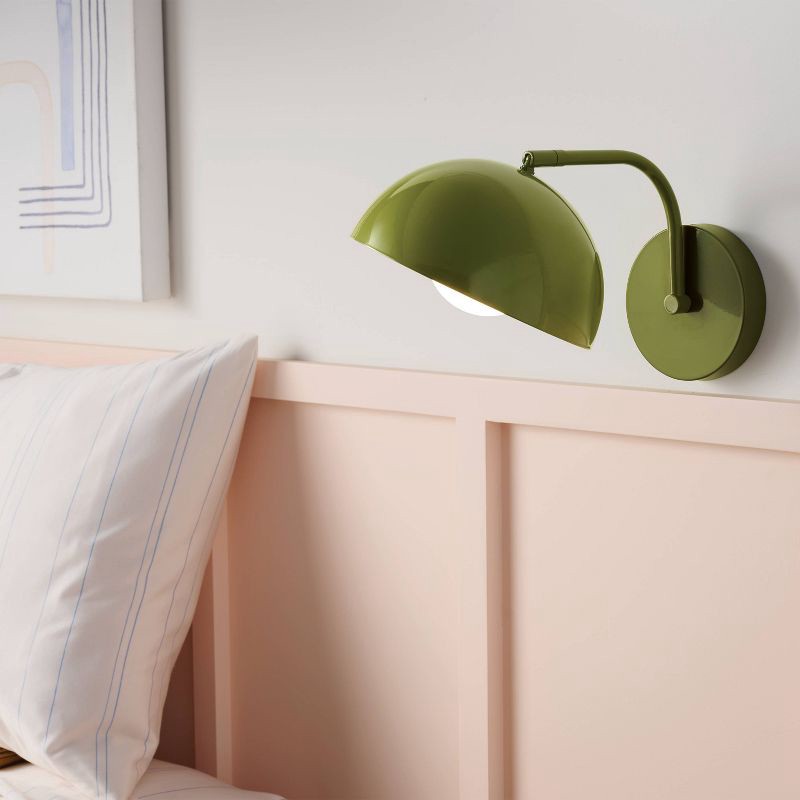 slide 2 of 6, Metal Dome Wall Sconce - Room Essentials™, 1 ct