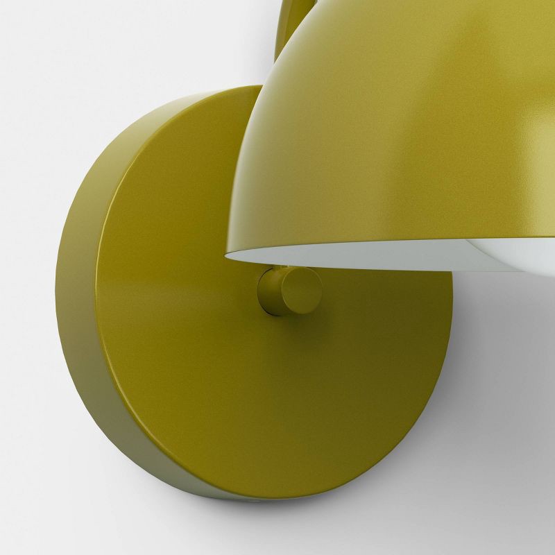 slide 3 of 6, Metal Dome Wall Sconce - Room Essentials™, 1 ct