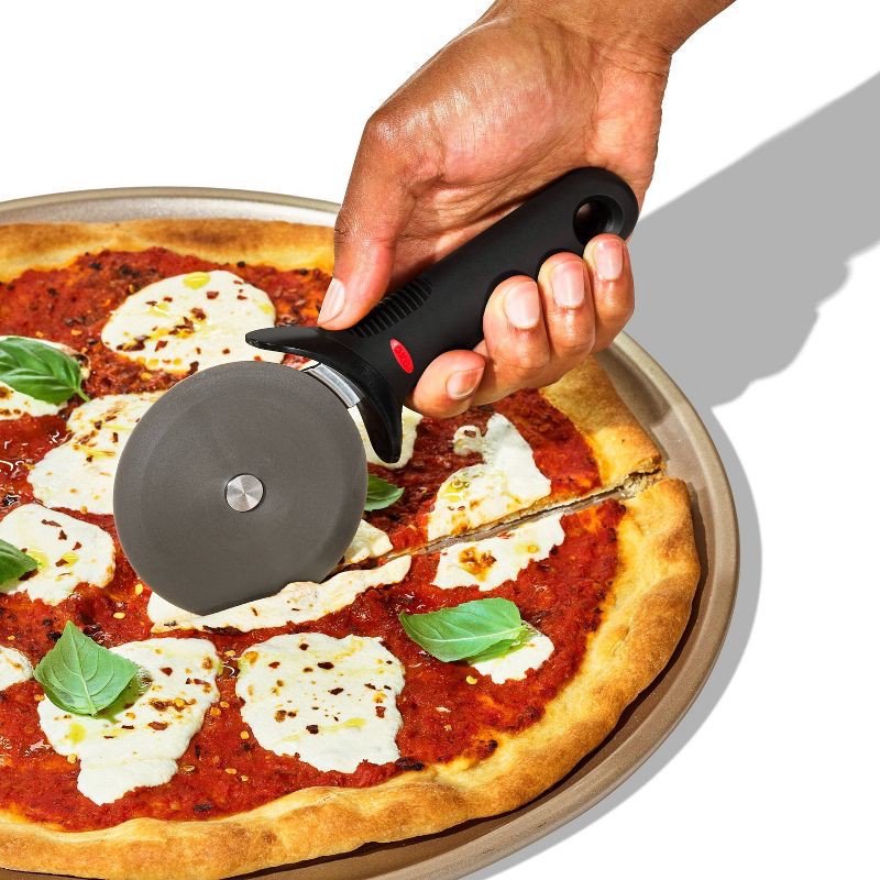 slide 2 of 5, OXO Pizza Wheel for Nonstick Pan, 1 ct