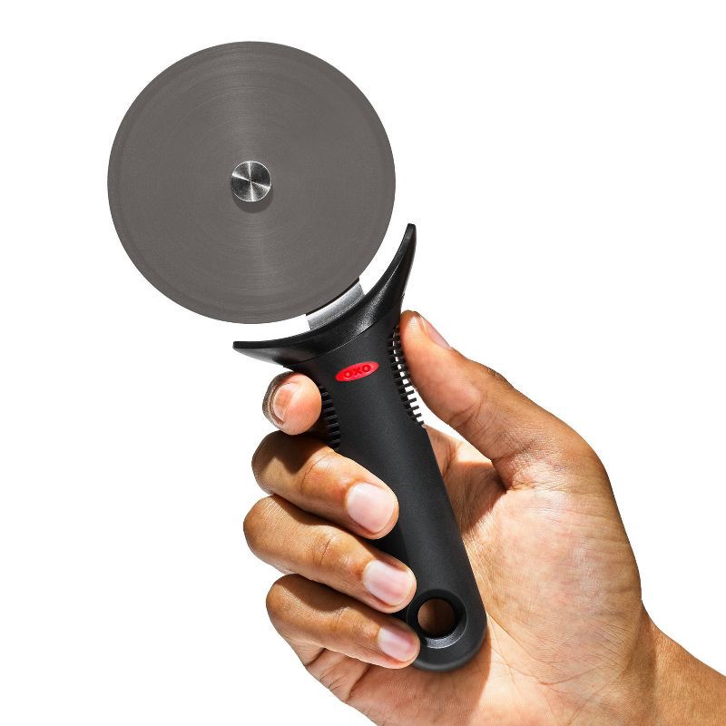slide 3 of 5, OXO Pizza Wheel for Nonstick Pan, 1 ct