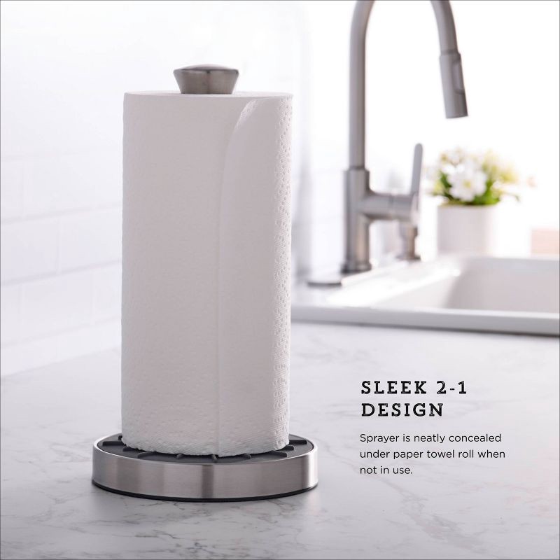 slide 10 of 10, Kamenstein Spray and Clean Paper Towel Holder, 1 ct