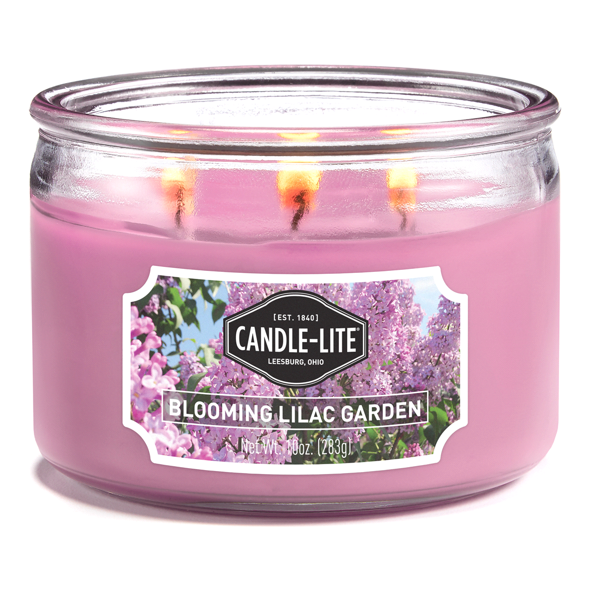 slide 1 of 2, Candle-Lite Everyday Candle - Blooming Lilac Garden, 10 oz