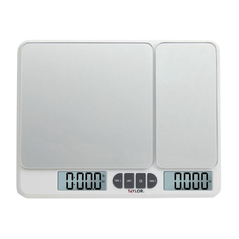 slide 1 of 13, Taylor 11lb Dual Platform Digital Kitchen Food Scale, 11 lb
