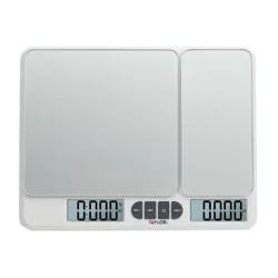 Taylor 11lb Dual Platform Digital Kitchen Food Scale