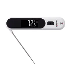 Taylor Dual Digital Folding Cooking Thermometer and Infrared Surface