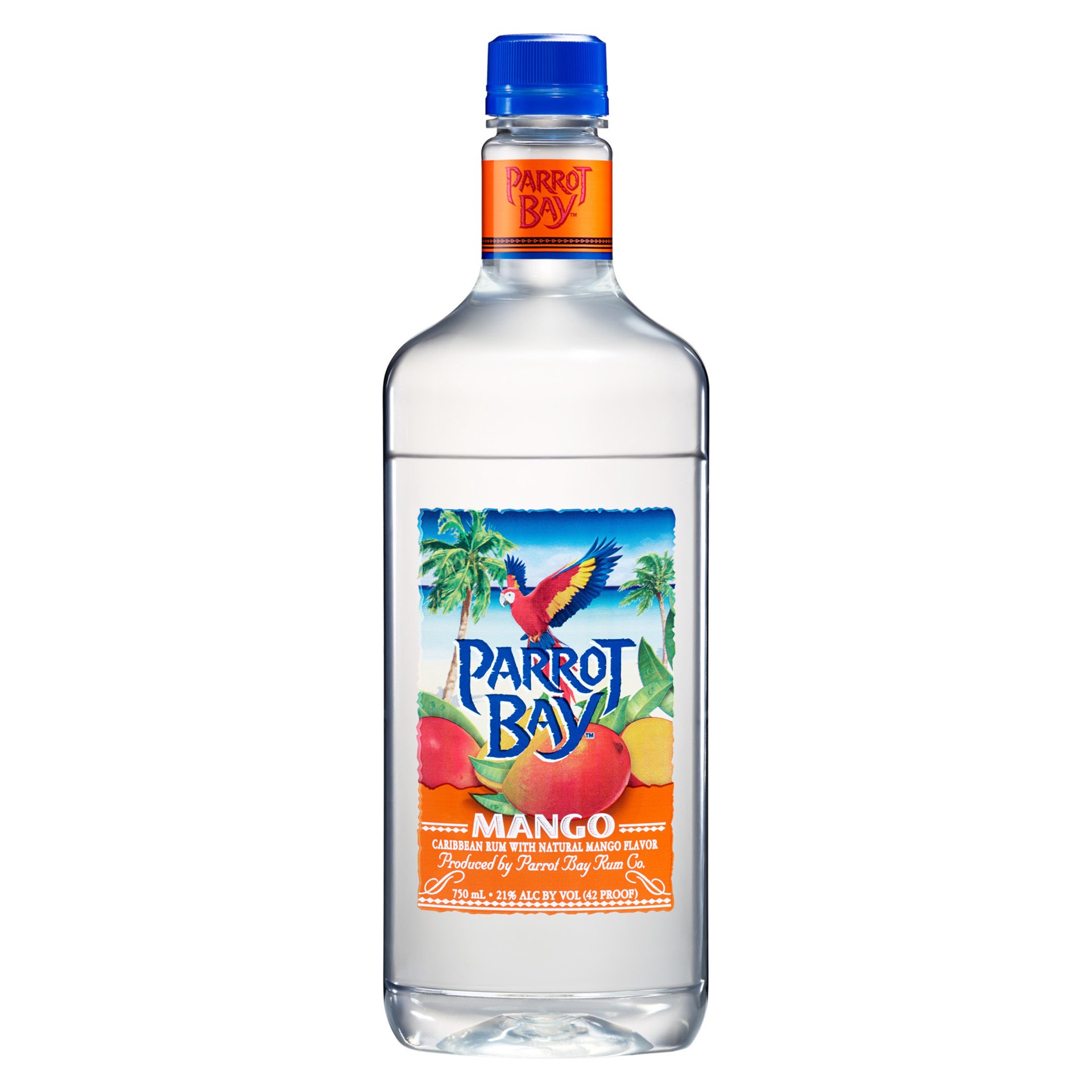 slide 1 of 3, Parrot Bay Rum Mango, 750 ml