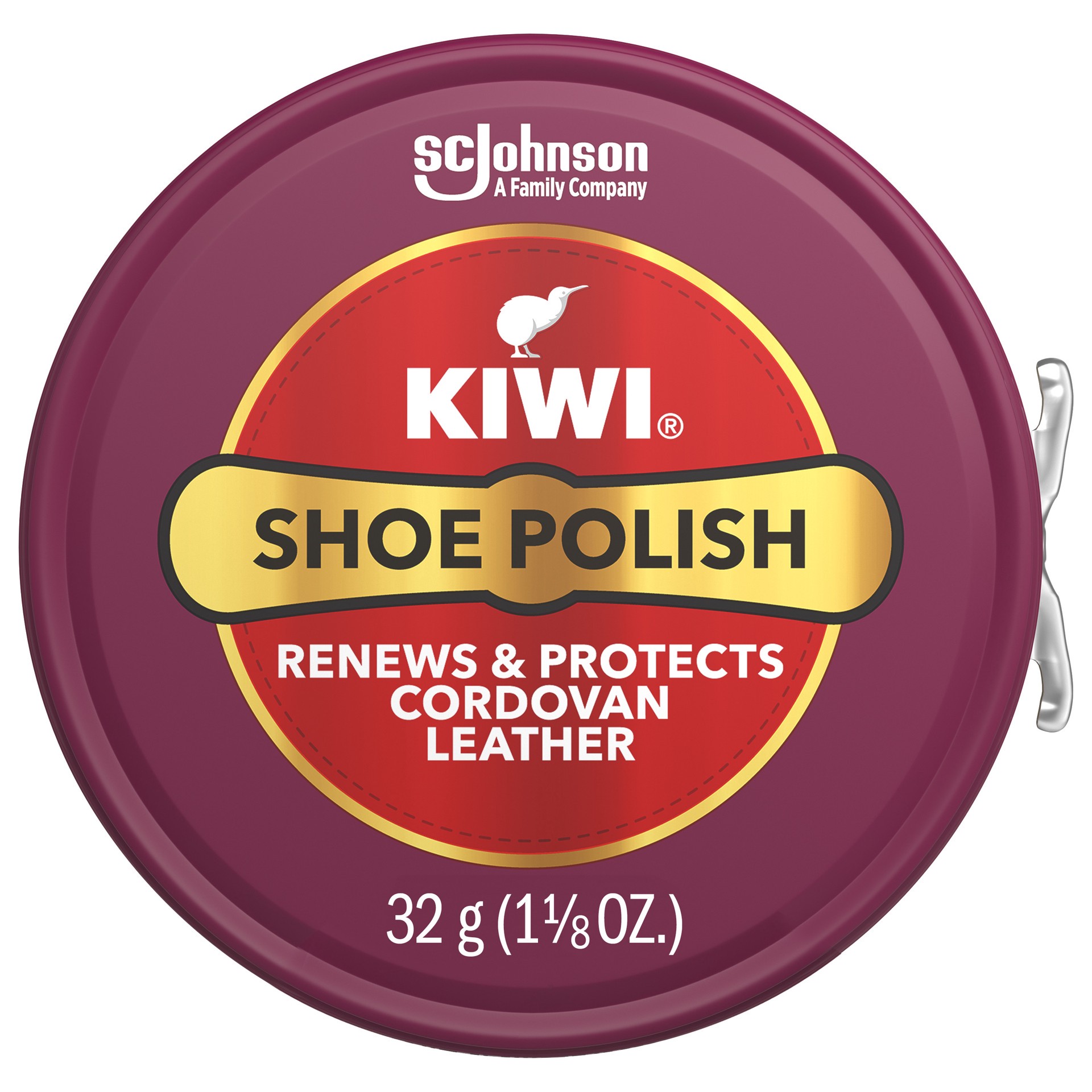 slide 2 of 5, KIWI Cordovan Leather Shoe Polish 1.125 oz, 1.12 oz