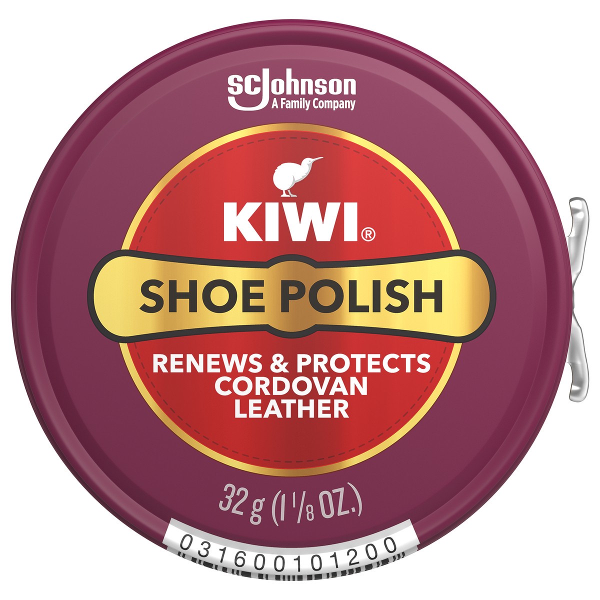 slide 1 of 5, KIWI Cordovan Leather Shoe Polish 1.125 oz, 1.12 oz