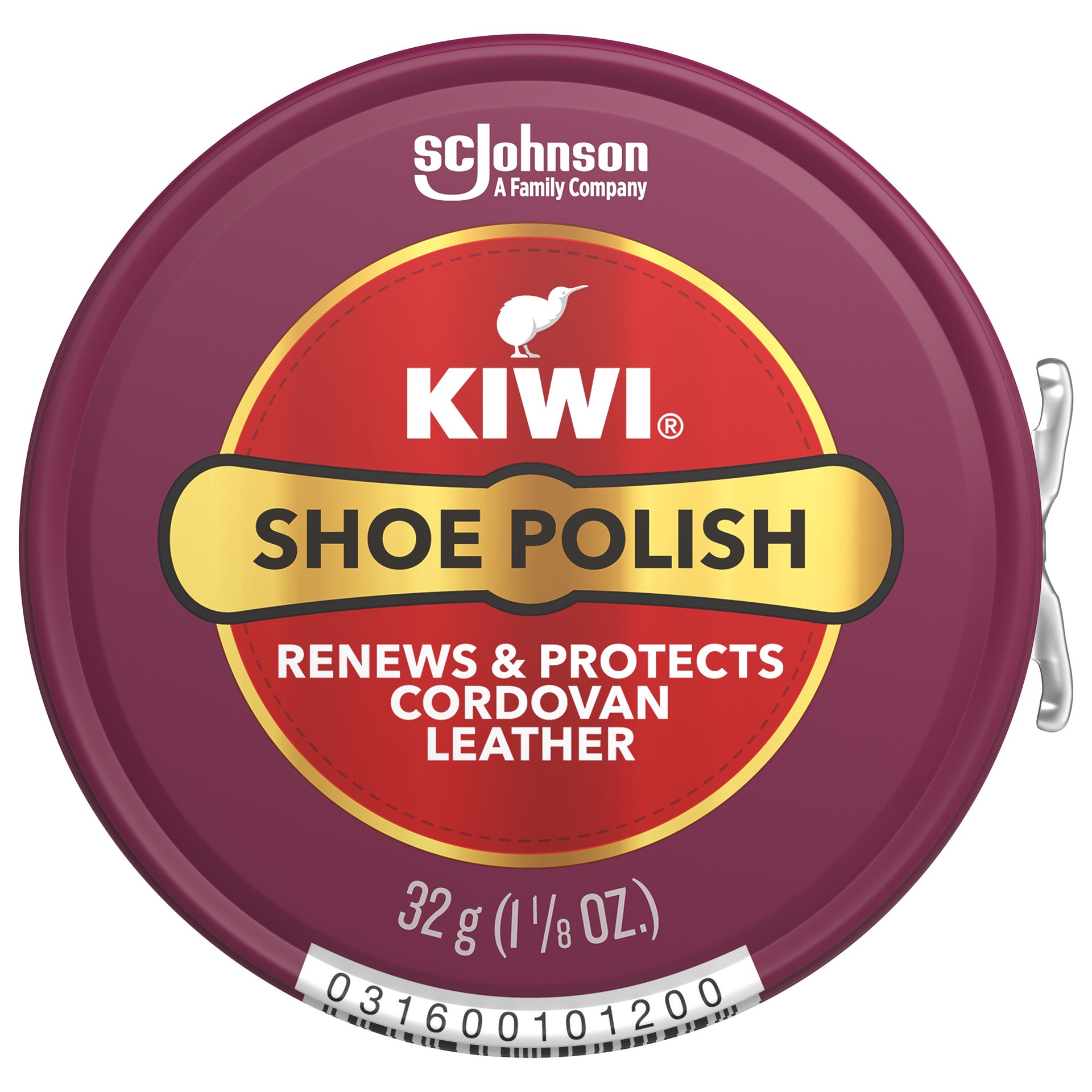 slide 1 of 5, KIWI Paste Polish, Cordovan, 1.125 oz, 1.12 oz