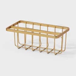 Suction Sink Caddy with Towel Bar Champagne - Brightroom™