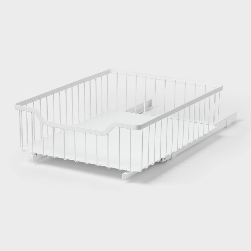 slide 3 of 4, Sliding Metal Under the Sink Kitchen 0rganizer - Brightroom™, 1 ct