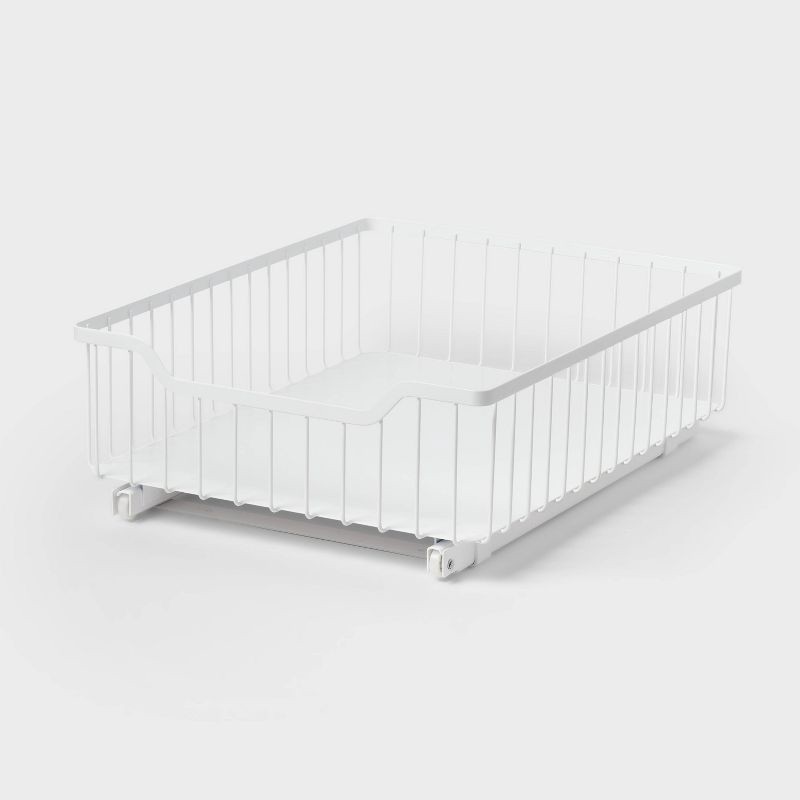 slide 1 of 4, Sliding Metal Under the Sink Kitchen 0rganizer - Brightroom™, 1 ct