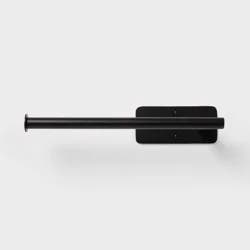 Adhesive Under Cabinet Paper Towel Holder Black - Brightroom™