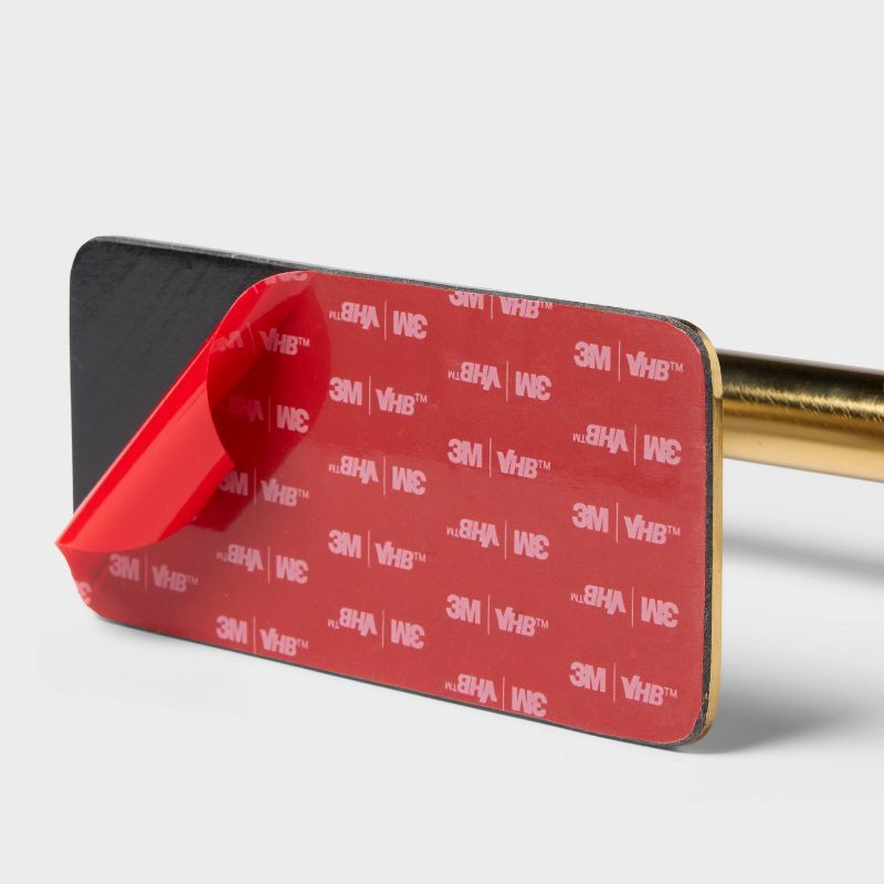 slide 3 of 3, Adhesive Under Cabinet Paper Towel Holder Champagne - Brightroom™, 1 ct