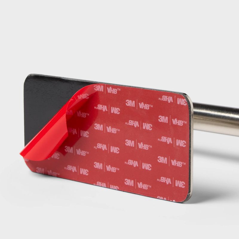 slide 3 of 3, Adhesive Under Cabinet Paper Towel Holder Silver Finish - Brightroom™, 1 ct