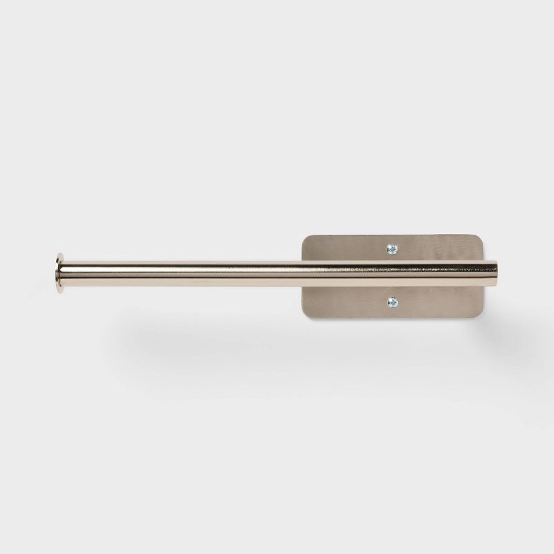 slide 1 of 3, Adhesive Under Cabinet Paper Towel Holder Silver Finish - Brightroom™, 1 ct