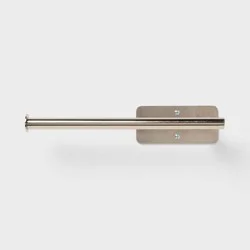 Adhesive Under Cabinet Paper Towel Holder Silver Finish - Brightroom™