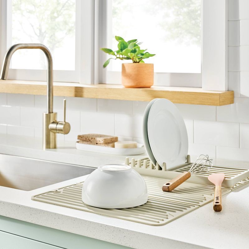 slide 2 of 3, Silicone Dish Drying Mat - Brightroom™, 1 ct