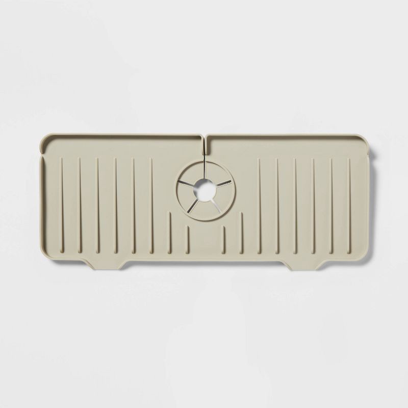 slide 1 of 3, Kitchen Sink Faucet Splash Guard - Brightroom™, 1 ct