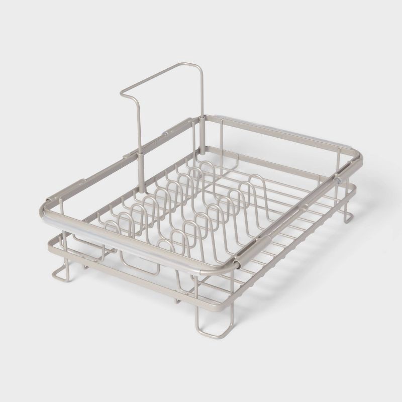 slide 1 of 3, Over the Sink Expandable Caddy Drying Rack Towel Bar - Brightroom™, 1 ct