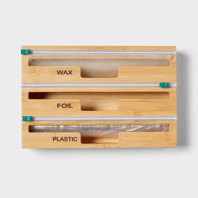 slide 3 of 3, Tin Foil and Plastic Wrap Dispenser and Cutter - Brightroom™, 1 ct