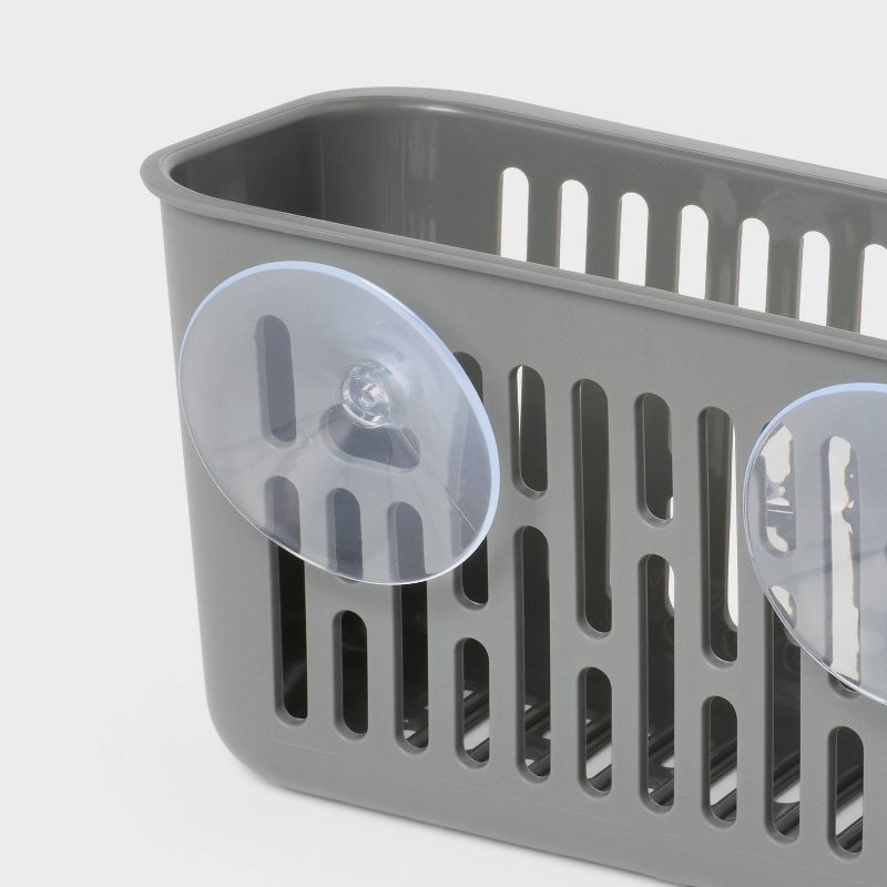 slide 3 of 3, Plastic Small Suction Sink Caddy - Brightroom™, 1 ct