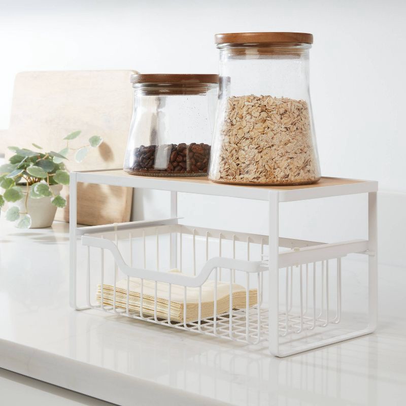 slide 2 of 4, Kitchen Counter Decorative Coffee Bar Organizer - Brightroom™, 1 ct