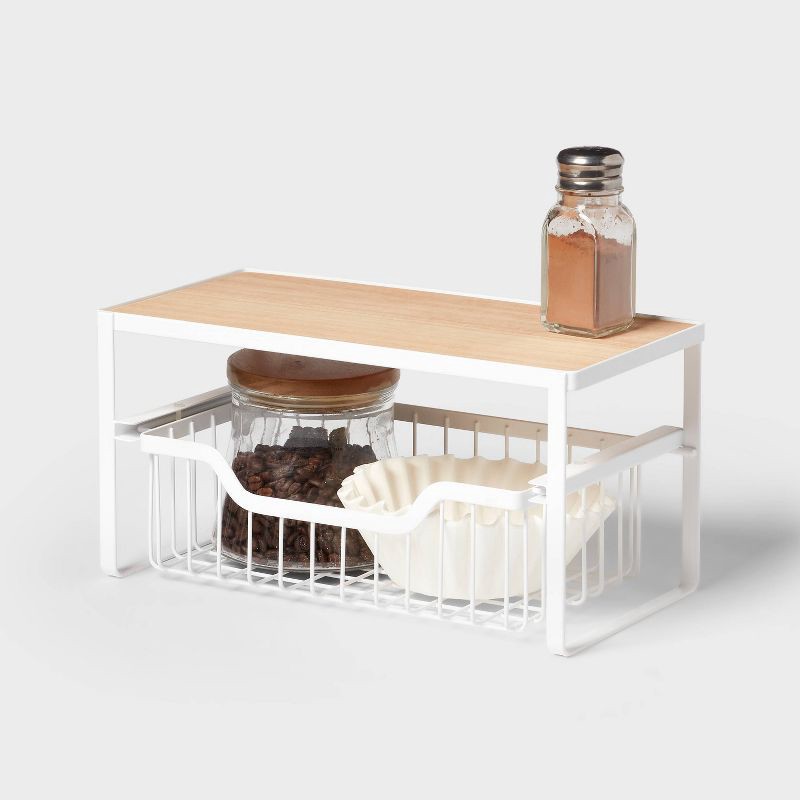 slide 4 of 4, Kitchen Counter Decorative Coffee Bar Organizer - Brightroom™, 1 ct