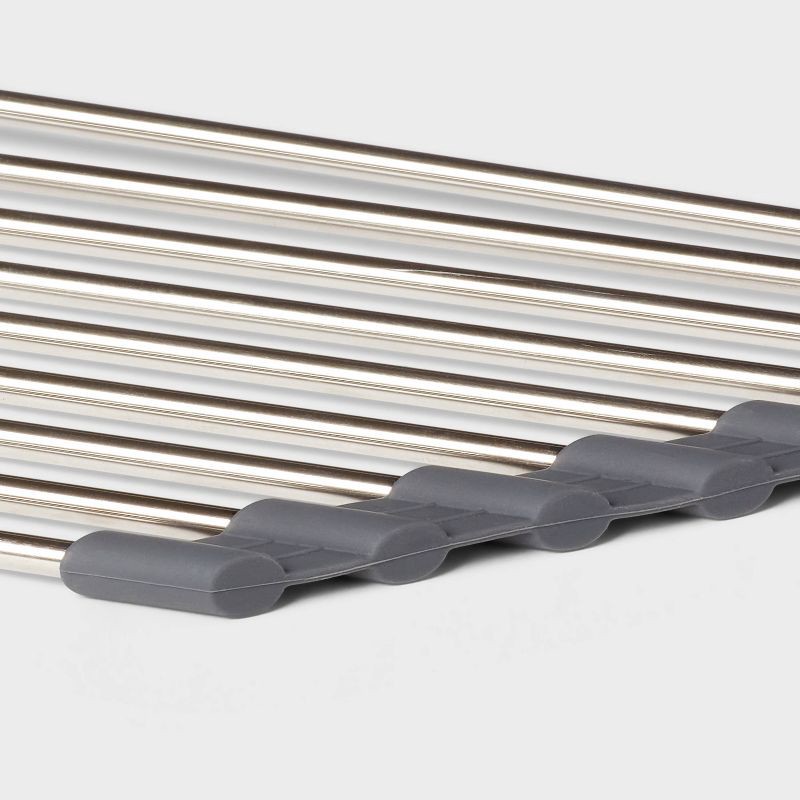 slide 3 of 3, Stainless Steel Rolling Drying Rack - Brightroom™, 1 ct