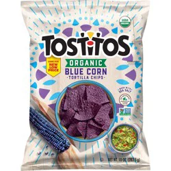 Tostitos Organic Blue Corn Tortilla Chips - 10oz