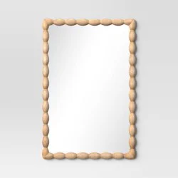 20"x30" Turned/Bobbin Wall Mirror Natural - Room Essentials™
