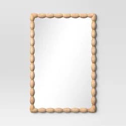 20"x30" Turned/Bobbin Wall Mirror Natural - Room Essentials™