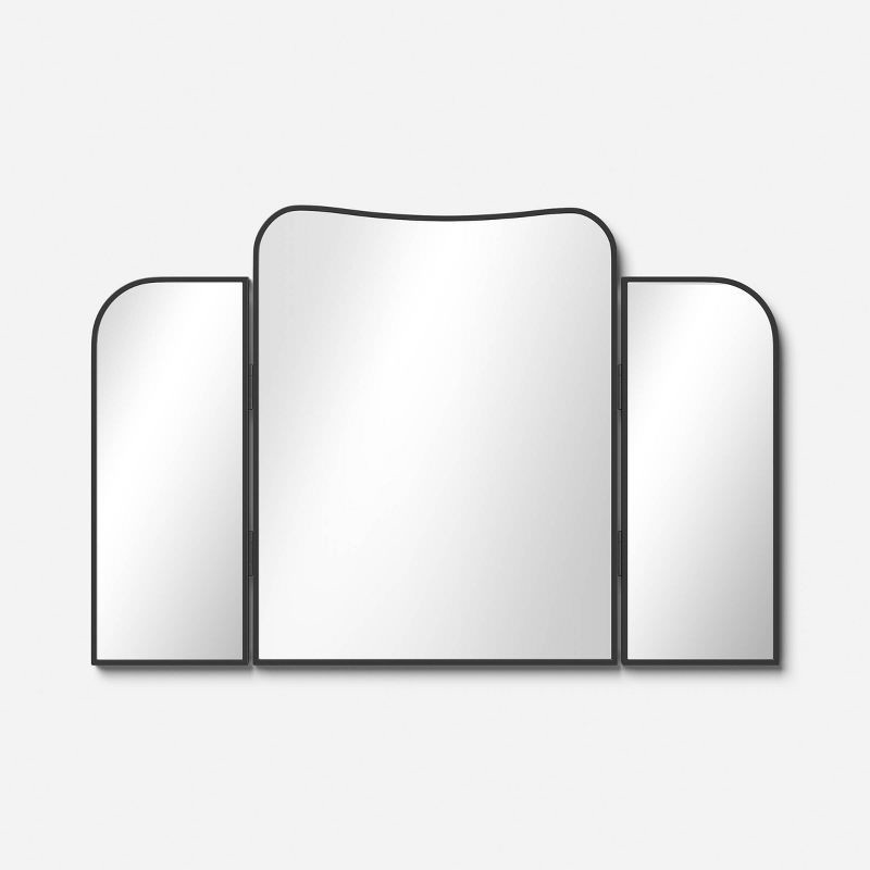 slide 1 of 4, 30"x20" Table Top Tri Fold Mirror - Room Essentials™, 1 ct