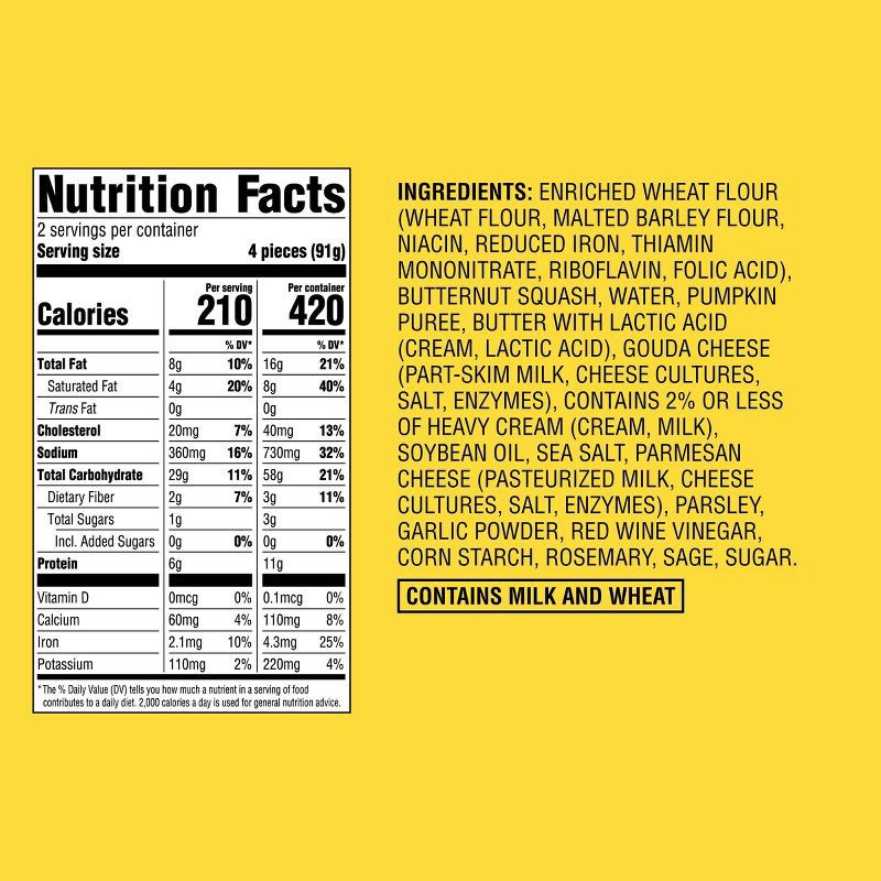 slide 4 of 4, Frozen Harvest Squash Empanadas - 6.4oz/8ct - Good & Gather™, 6.4 oz, 8 ct