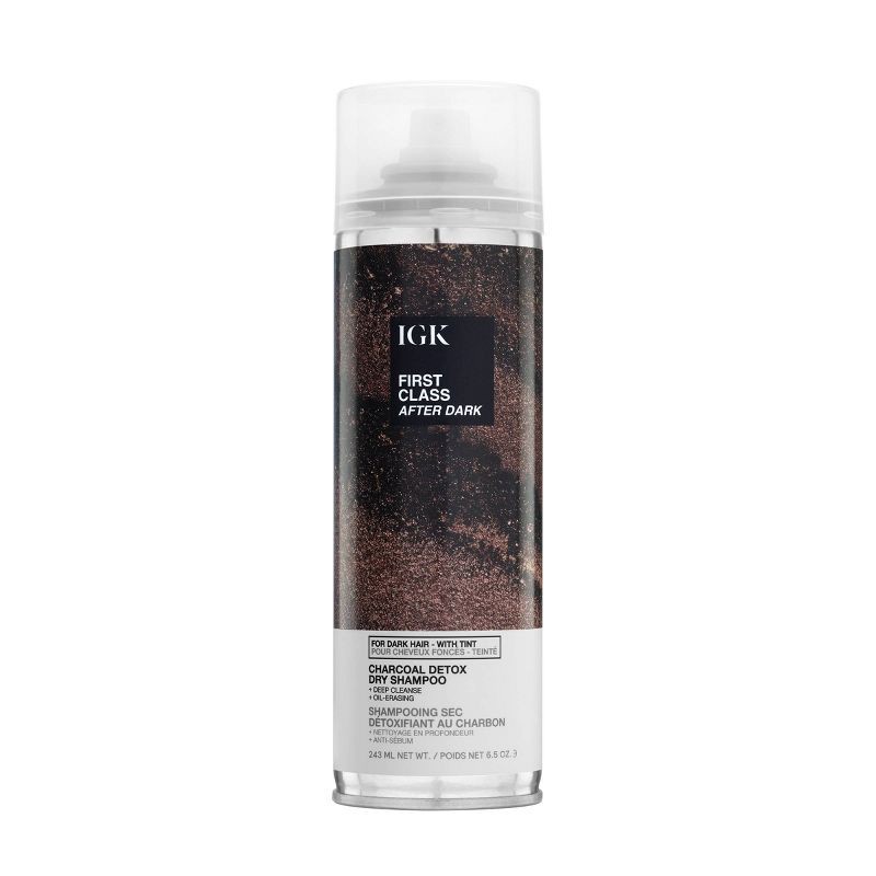 slide 1 of 4, IGK First Class After Dark Tinted Charcoal Detox Dry Shampoo - 6.5oz - Ulta Beauty, 6.5 oz