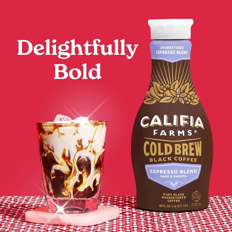 slide 3 of 9, Califia Farms Cold Brew Espresso Blend - 48oz, 48 oz