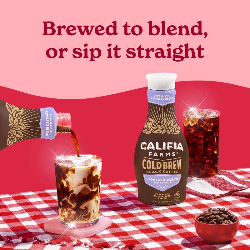 slide 5 of 9, Califia Farms Cold Brew Espresso Blend - 48oz, 48 oz