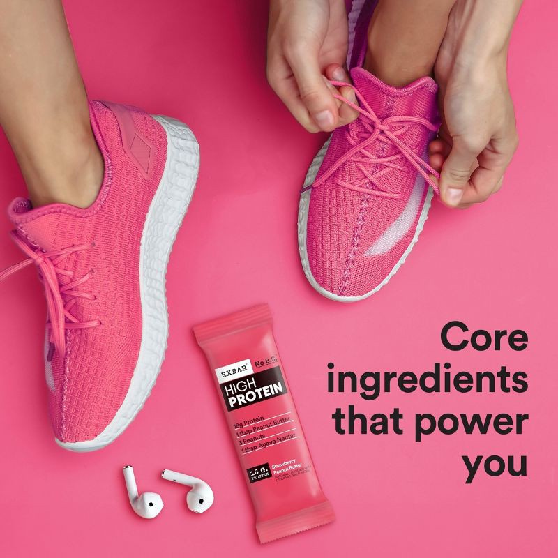 slide 5 of 11, RXBAR High Protein Bars Strawberry Peanut Butter - 10.5oz/5ct, 5 ct; 10.5 oz