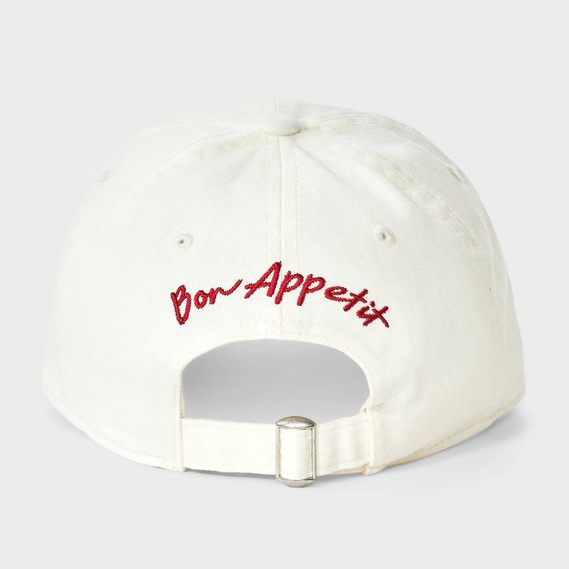 slide 3 of 4, Tomato Baseball Hat - A New Day™ White, 1 ct