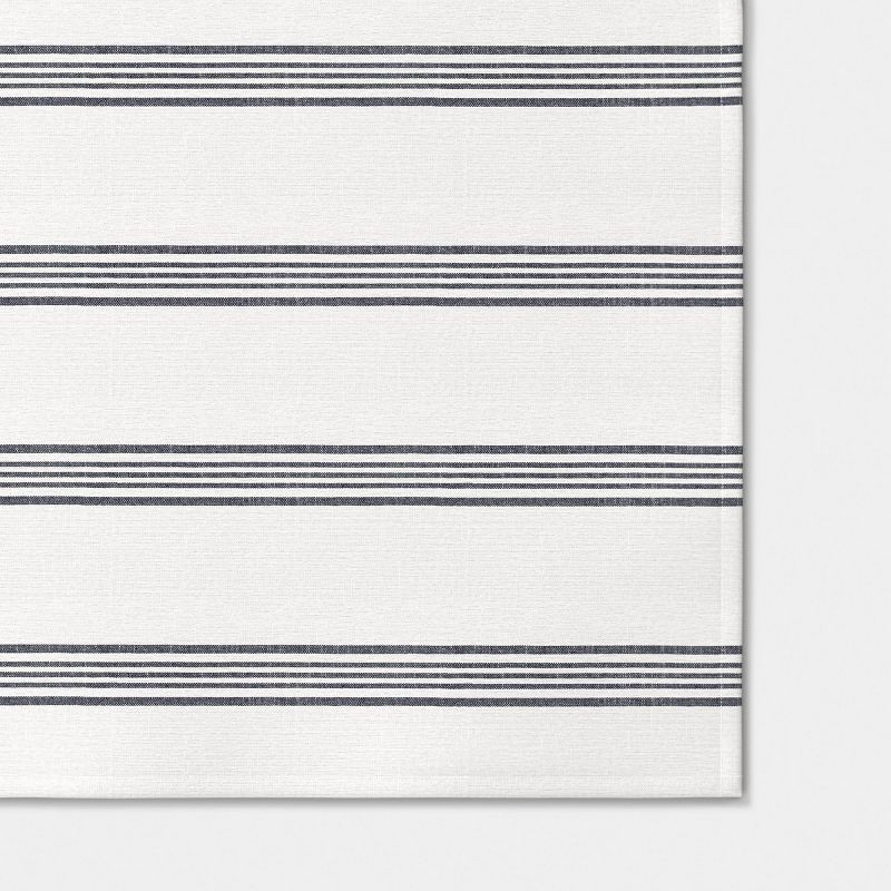 slide 3 of 3, 120"x60" Tablecloth Navy Striped - Threshold™, 1 ct