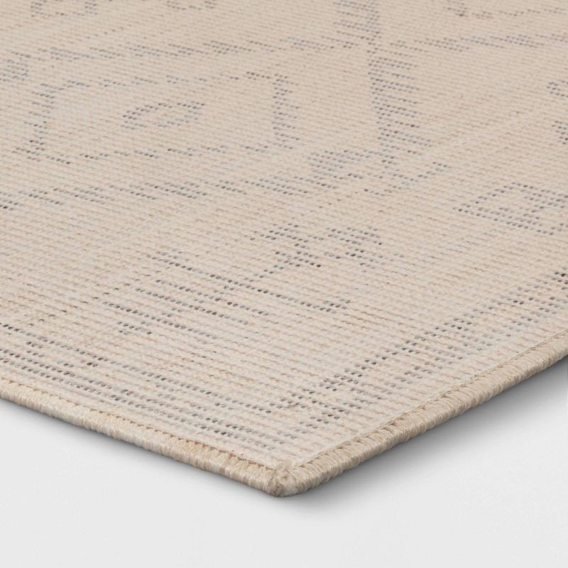 slide 4 of 4, 2'x3' Woven Accent Rug Black/Tan - Threshold™, 1 ct