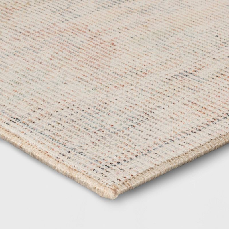 slide 4 of 4, 28"x84" Floral Persian Runner Rug Ivory - Threshold™, 1 ct