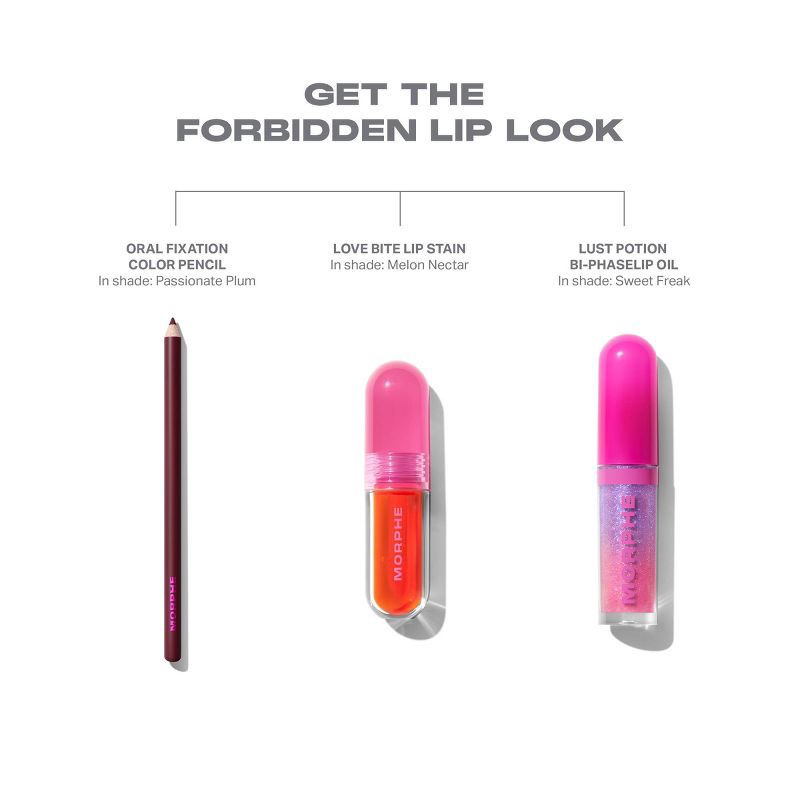slide 7 of 9, Morphe Oral Flirtation Color Pencil - Lush Lychee - 0.05oz - Ulta Beauty, 0.05 oz