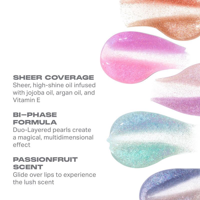 slide 5 of 10, Morphe Lust Potion Bi-Phase Lip Oil - Juicy Details - 0.11 fl oz - Ulta Beauty, 0.11 fl oz